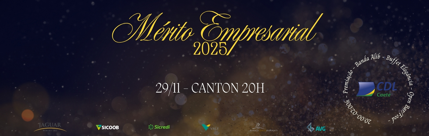MÉRITO EMPRESARIAL- CDL CAETÉ - 2025